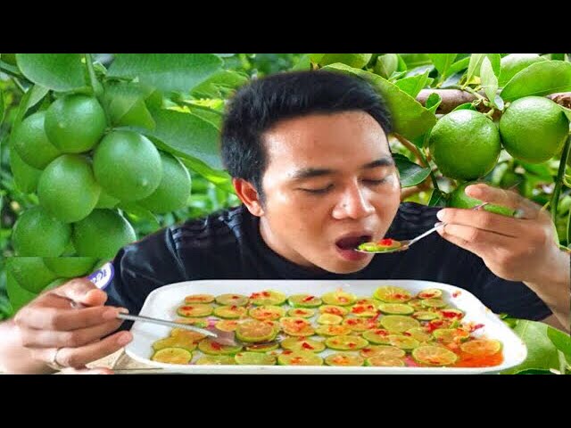 Wow see eat mouth watering very sour - lemon very bitter - spicy salt peppers was delicious