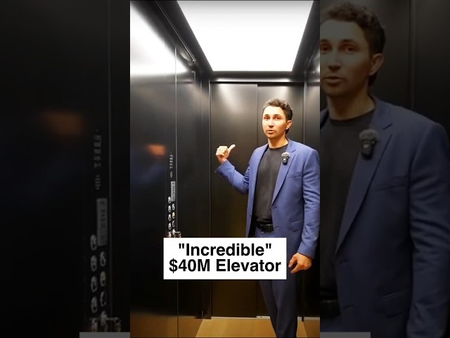 "Incredible" $40M Elevator #shorts
