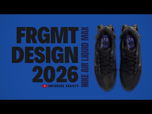 BLACK 2026 Fragment x Nike Air Liquid Max | DETAILED LOOK + PRICE