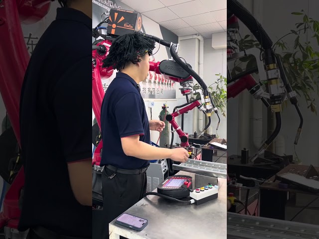 $7,000 welding robot#robot #industrial #welding #automatic #mechanic