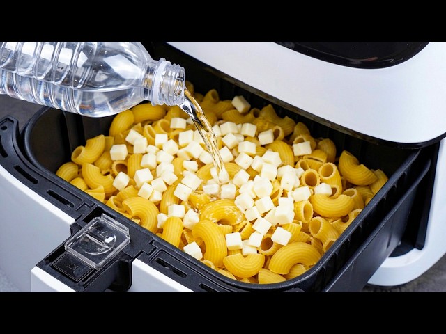 What if you don't boil pasta and just pour water straight into the air fryer?