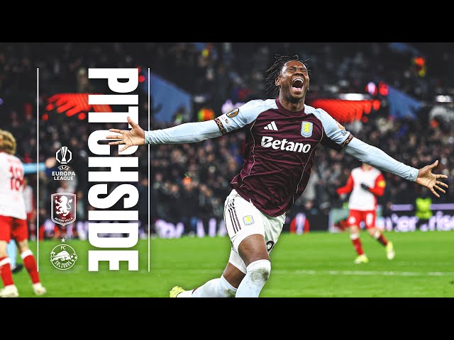 🥹 A moment DREAMS are made of for Jimoh-Aloba | Aston Villa v FC Salzburg | PITCHSIDE