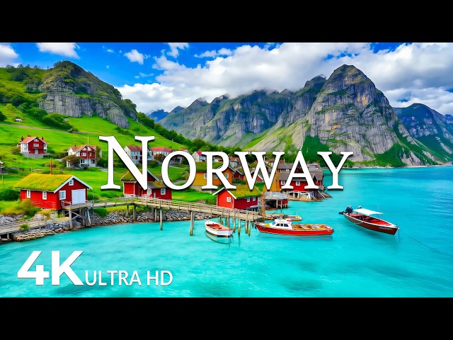 FLYING OVER NORWAY (4K UHD) – Soothing Music Along With Beautiful Nature Video - 4K Video ULTRAHD #2