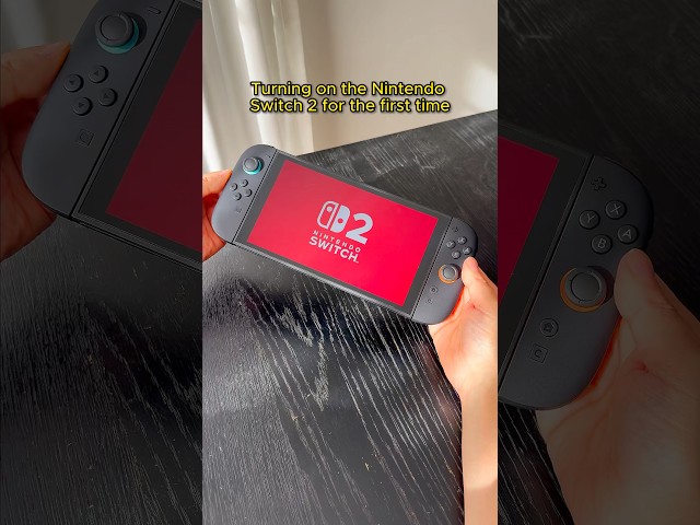 The Nintendo Switch 2 boot screen is everything #NintendoSwitch2 #Switch2