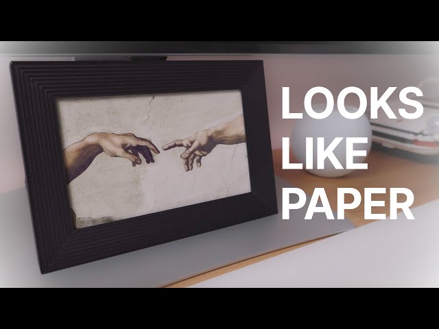 I Built a Digital Picture Frame That Looks Like Paper (And You Can Too)