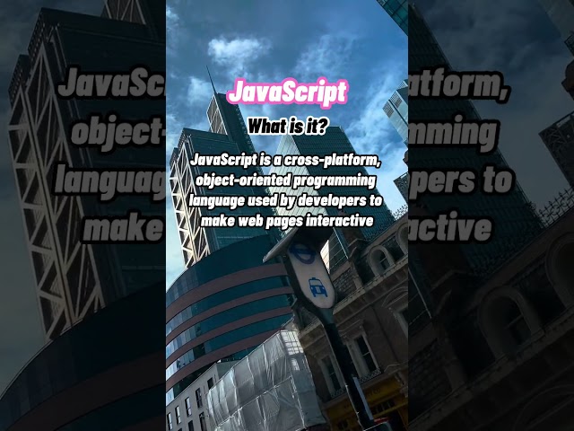 What is JavaScript? 👩‍💻 #Tech Spotlight on Programming Languages