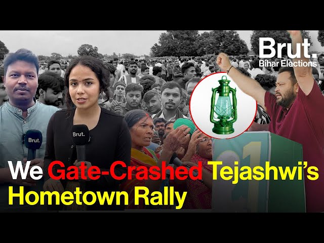 We Gate-Crashed Tejashwi’s Hometown Rally