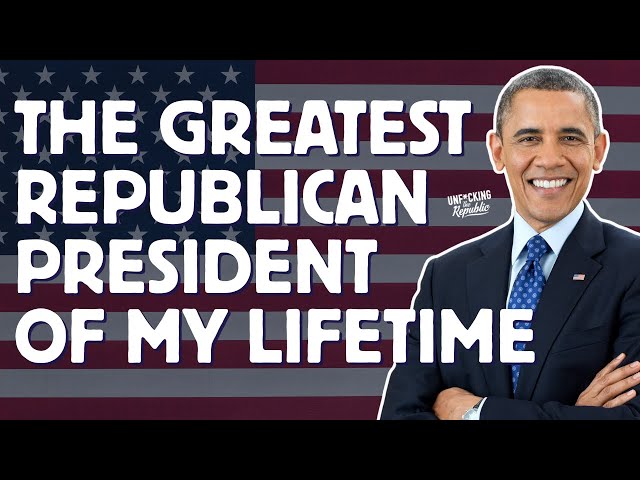 Barack Obama: The BEST REPUBLICAN President Ever