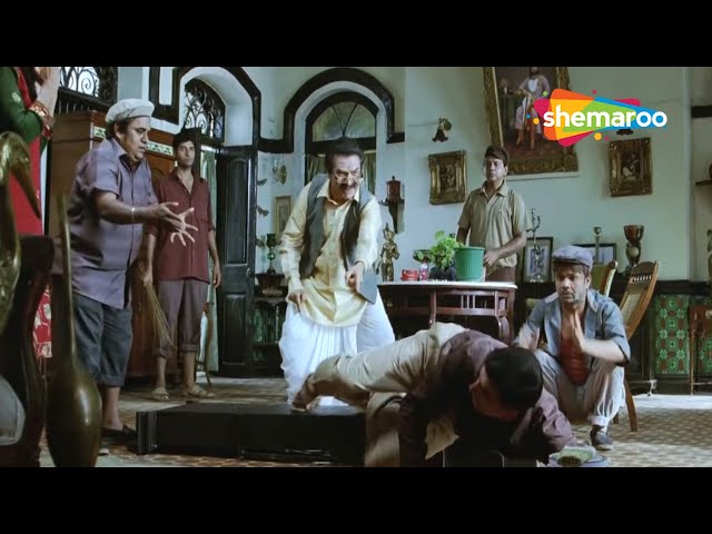 हरामखोर आये थे मेरा घर सजाने उजाड़ के चले गये | Khatta Meetha Comedy | Akshay Kumar | Asrani Comedy