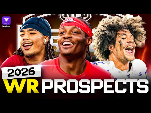 Mock Draft 1.0 WRs: Why Carnell Tate Is A Top-10 Pick 🔥 + Is Denzel Boston the NEXT Mike Evans?! 👀