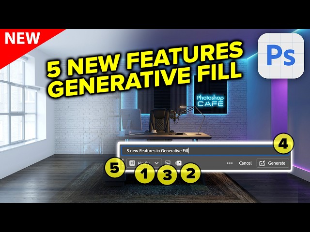 TOP 5 MOST requested features in Photoshop Generative Fill