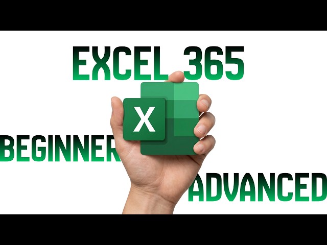Excel 365 Beginner to Advanced - 12 Hours