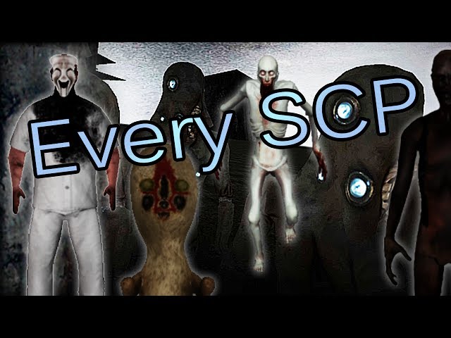 Every SCP in SCP: Containment Breach v1.3.7