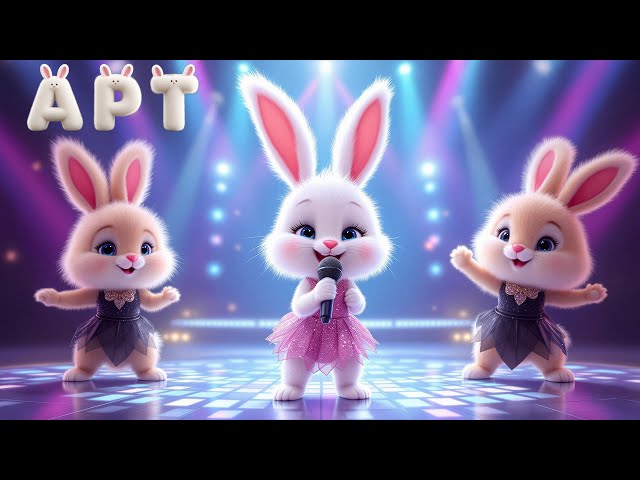 APT. BUNNY (Official Music Video) ROSÉ & Bruno Mars #kidssongs #apt #AnimalMusicStars #cover