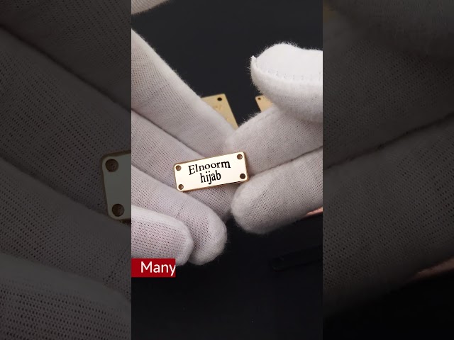 custom logo for your clothing, swimwear bikini metal logo, sewing logo for hijab, hats cap logo