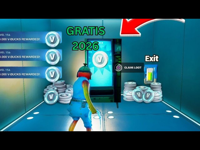 TUTORIAL COME OTTENERE *GRATIS* 6000 V-BUCKS SU FORTNITE AGGIORNATO CAPITOLO 7 STAGIONE 2 