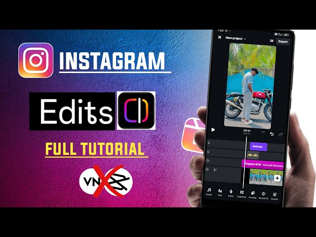 ' Edits ' Instagram Official video editing app tutorial in telugu