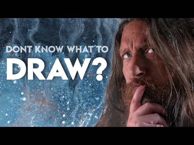 How I Use Random Ink to Spark Drawing Ideas