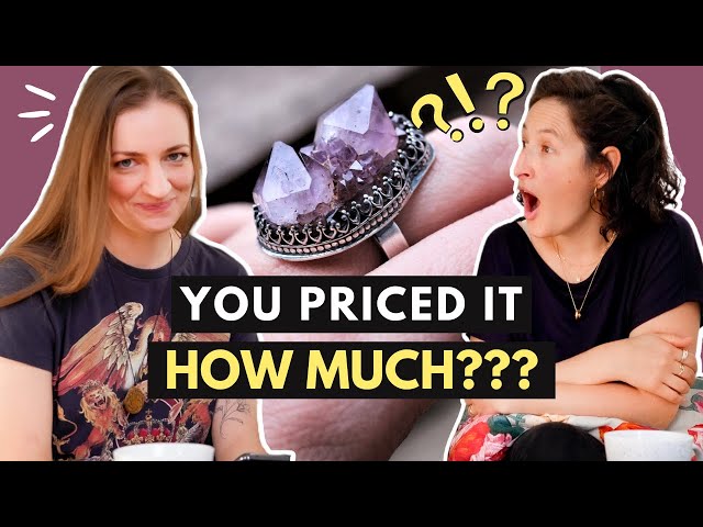 PRICING handmade jewelry - my VERY BAD old prices! How to price jewelry @megan.collins