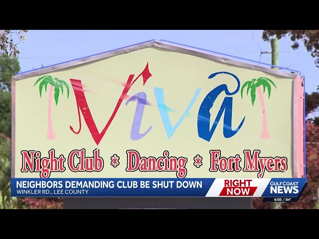 Fort Myers neighbors want club shut down after incident in parking lot on Winkler Road