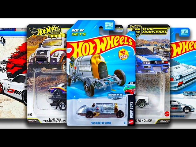 Showcase - Hot Wheels Team Transport, Zamac Lineups, VW Corrado VRS, Mustang GTD, Porsche 928 & More