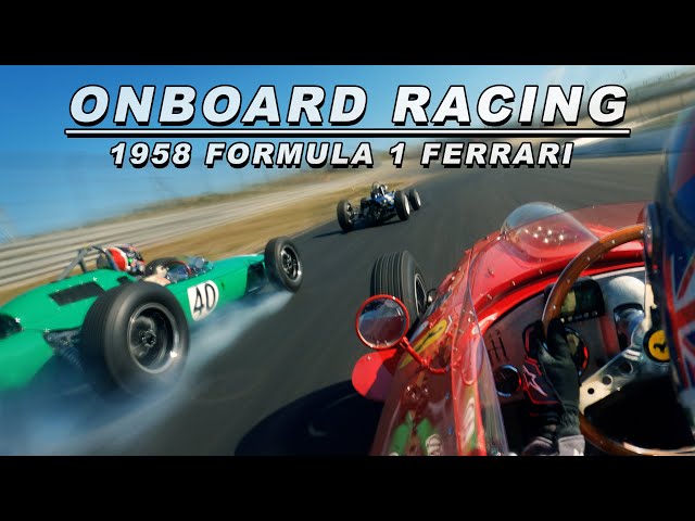Onboard Racing: Ferrari 246 Dino F1 - HQ screaming V6 sound
