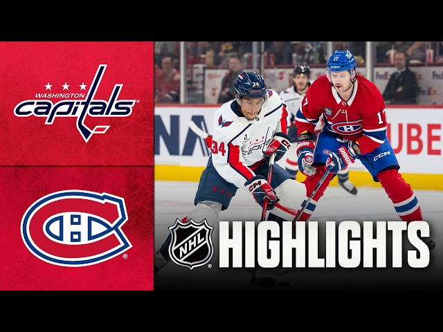 Washington Capitals vs. Montreal Canadiens | NHL Highlights | November 20, 2025