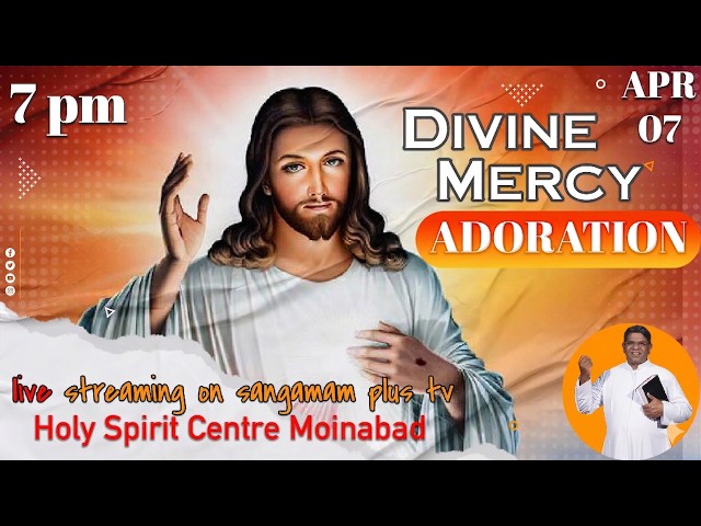 Divine Mercy Adoration | Day 2 | Rev Fr Christuraj SHS | 7th April | 7pm #adoration #divinemercy