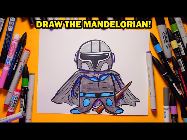 How to Draw the Mandelorian!