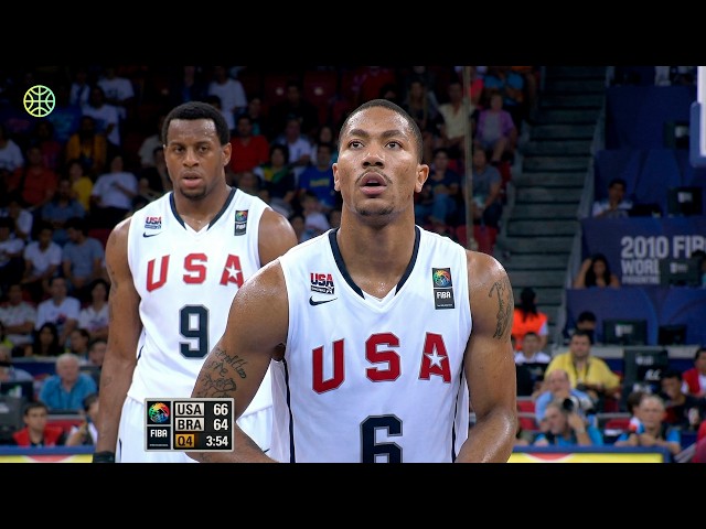 DRAMATIC Finish 🤯| USA vs Brazil |FIBA Basketball World Cup 2010