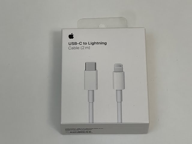 Apple USB-C to Lightning Cable (2 m) Unboxing!