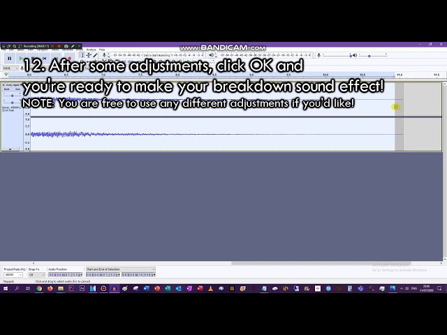 (Requested) How to make Breakdown Sound Effect!