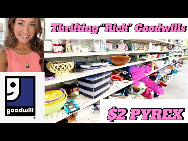 Thrifting the rich Goodwill‘s every day for a week!  ￼