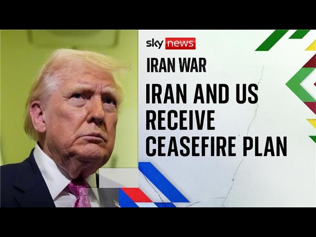 Iran and US receive two-tier ceasefire plan