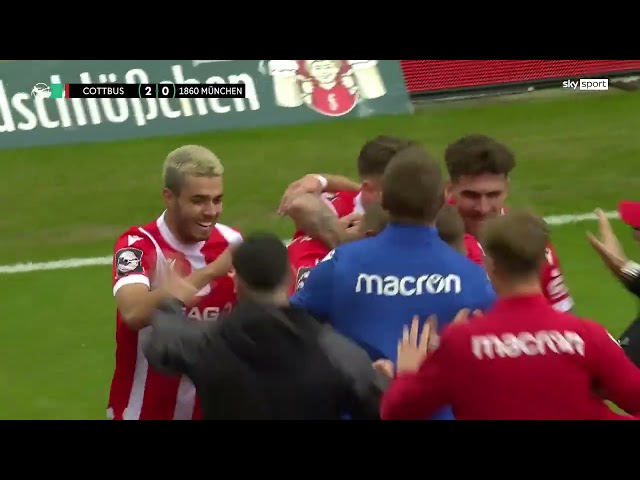 Energie Cottbus alle Tore der Hinrunde Drittligasaison 2024/25