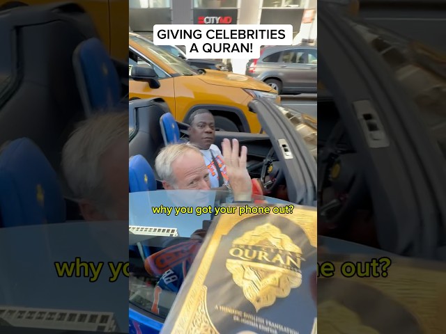 Giving Tracy Morgan a Quran GONE WRONG! #shorts