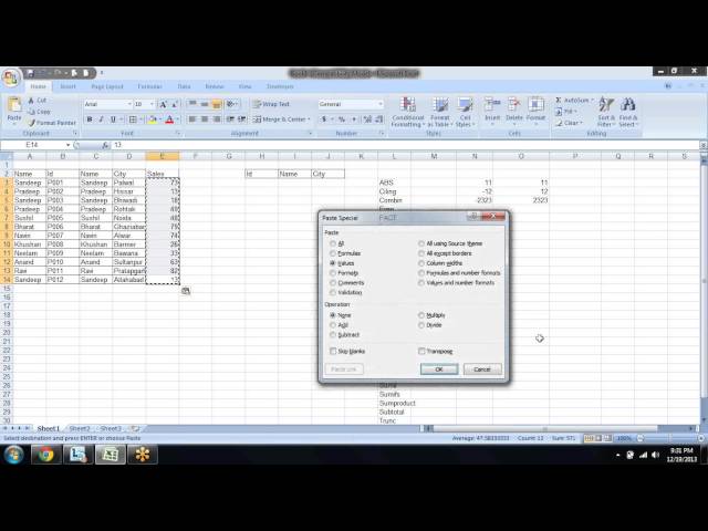 Microsoft Formula Excel Training mathmatical
