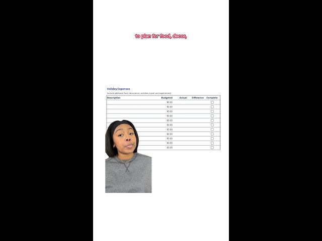 How I Budget for the Holidays