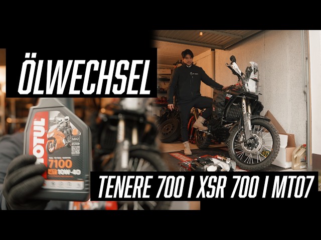 Ölwechsel Tenere 700 /XSR 700/ MT07