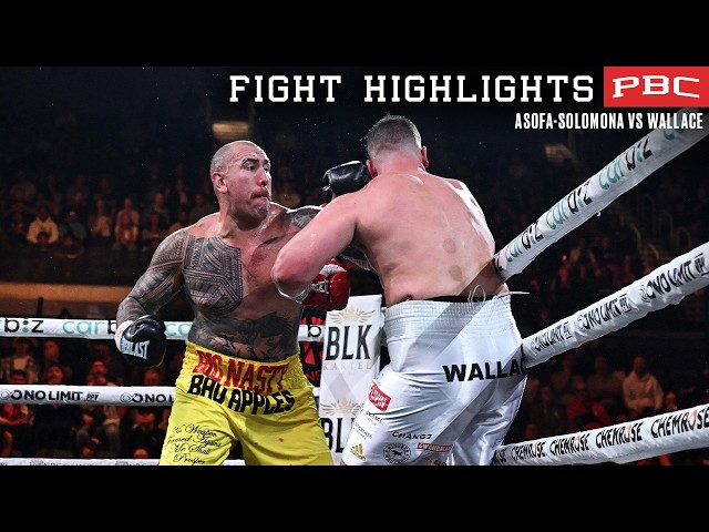 PBC FIGHT HIGHLIGHTS: Asofa-Solomona vs Wallace | APRIL 4, 2026