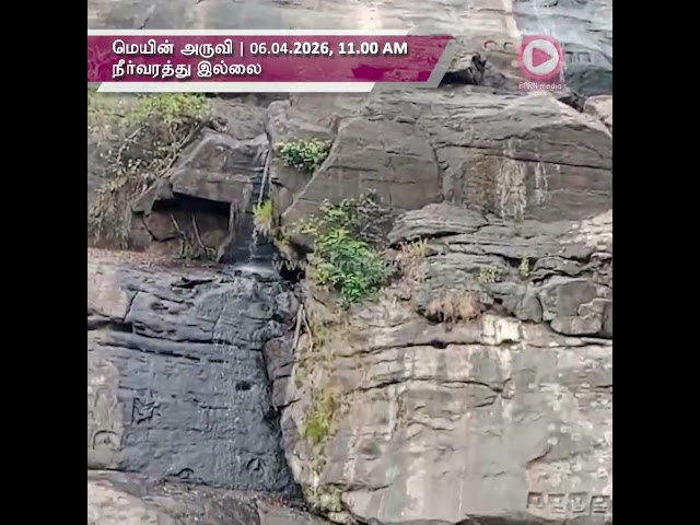 Main Falls | 06.04.2026, 11.00 AM | மெயின் அருவி வீடியோ | Kutralam Season Today | KutralamLive