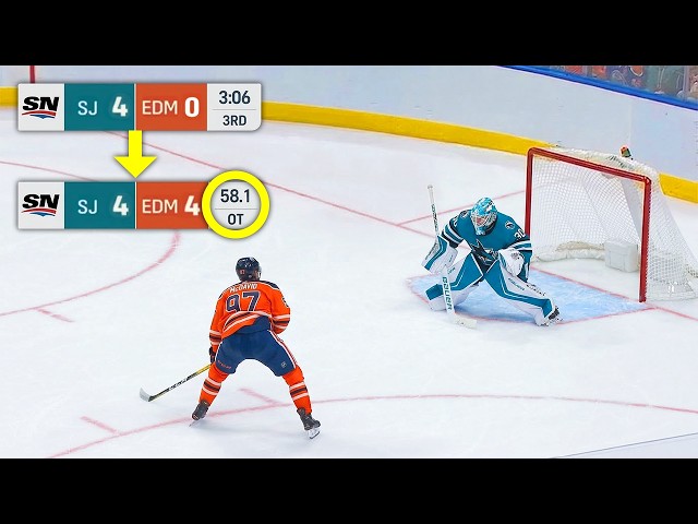 NHL Comebacks but they get increasingly more impossible..