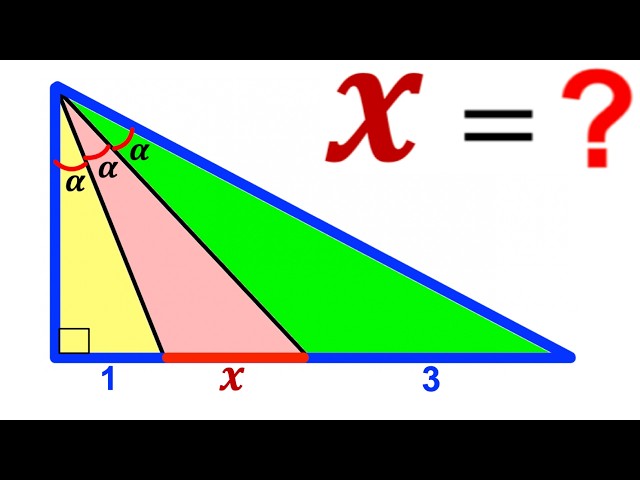 Can you find the length X? | (Triangle) |#math #maths | #geometry | #trigonometry