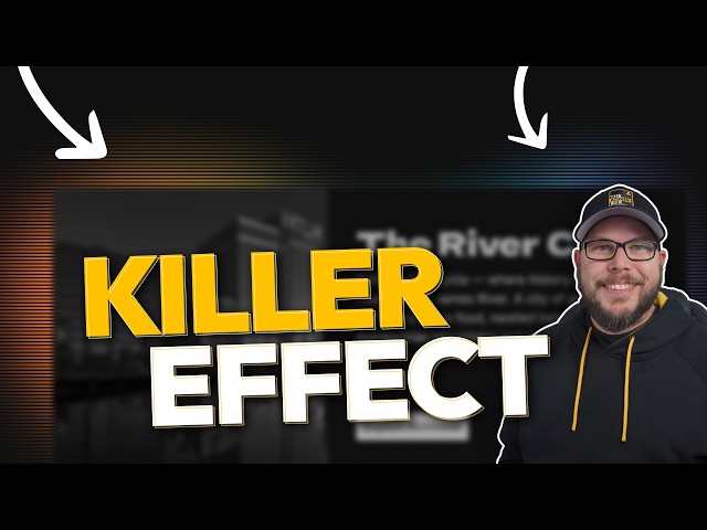 This killer effect is surprisingly simple in CSS