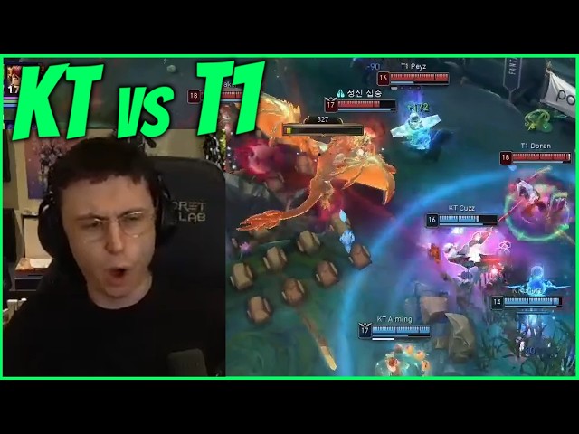 Caedrel Reacts To T1 VS KT On Day 1 Of LCK