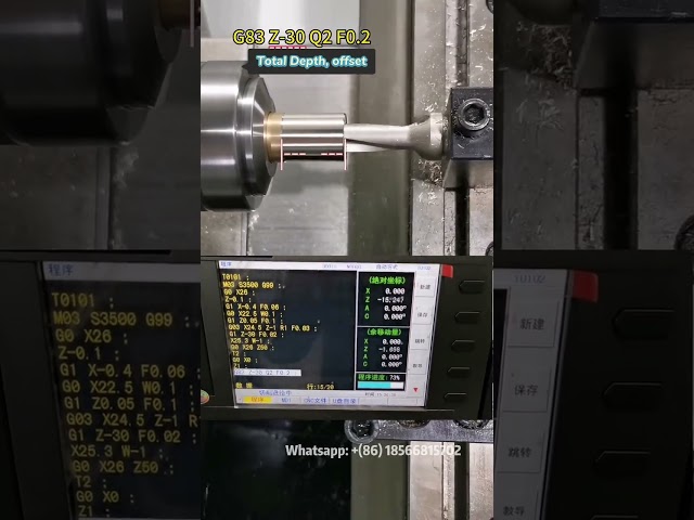 G83 Code Tutorials, Face Drilling with a Better Chip Removal | CNC SMARTLATHE