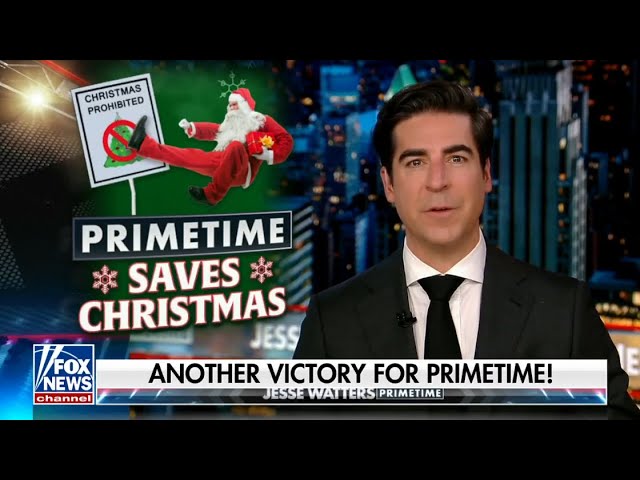 Jesse Watters Primetime : So you can celebrate Kwanzaa but not Christmas ?