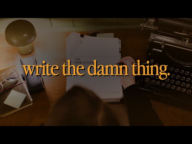 you have the story. this is how you finish writing it.