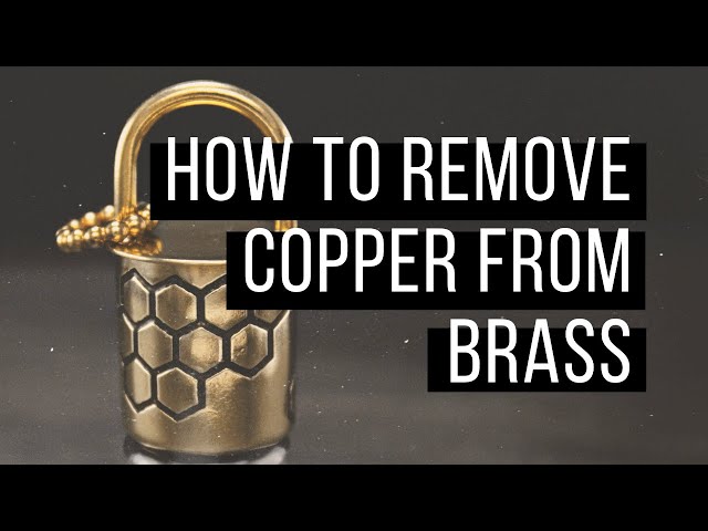 How To Remove Copper from Brass After Soldering | Bead and Bones