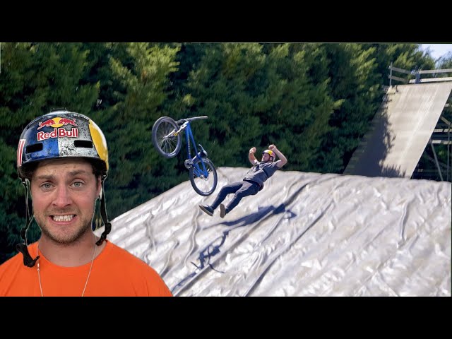 ATTEMPTING NEW MTB TRICKS AT MY SLOPESTYLE COMPOUND!!